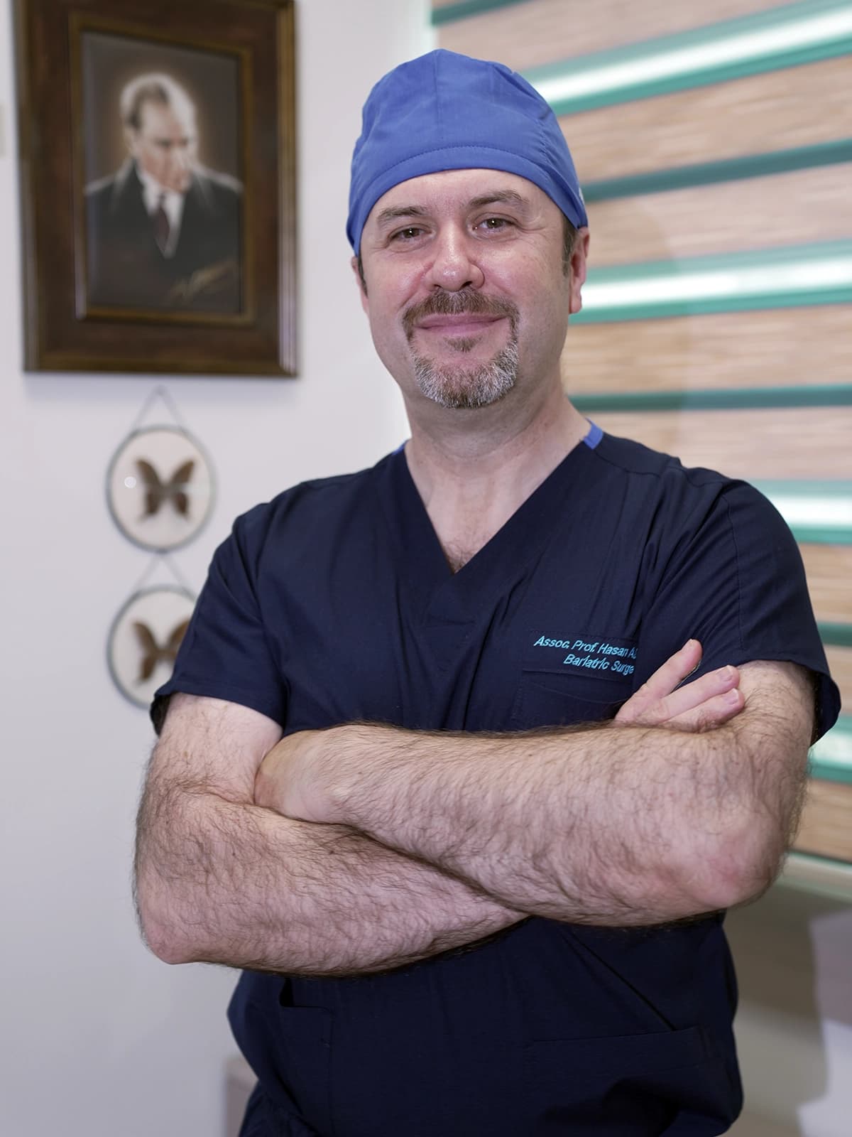 Portrait of Assoc. Prof. Dr. Hasan Abuoğlu, General Surgeon in Istanbul